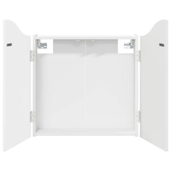 Dartboard Schrank Wei? 56 x 12 x 63 cm Holzwerkstoff