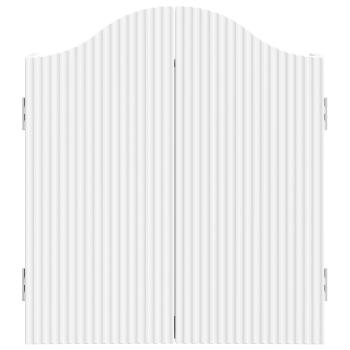 Dartboard Schrank Wei? 56 x 12 x 63 cm Holzwerkstoff