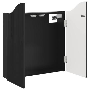 Dartboard Schrank Schwarz 56 x 12 x 63 cm Holzwerkstoff