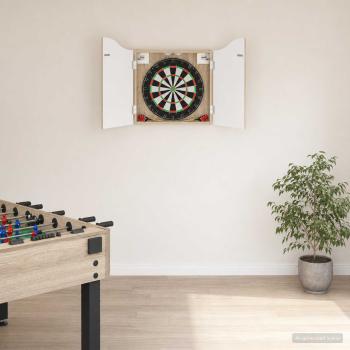 ARDEBO.de - Dartboard Schrank Sonoma-Eiche 56 x 12 x 63 cm Holzwerkstoff