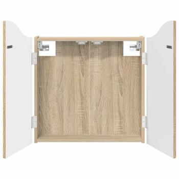 Dartboard Schrank Sonoma-Eiche 56 x 12 x 63 cm Holzwerkstoff