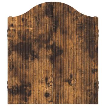 Dartboard Schrank R?uchereiche 56 x 12 x 63 cm Holzwerkstoff
