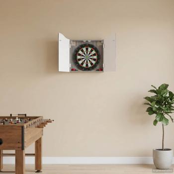 ARDEBO.de - Dartboard Schrank Sonoma-Grau 56 x 12 x 63 cm Holzwerkstoff