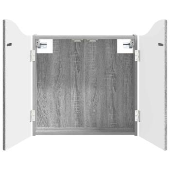 Dartboard Schrank Sonoma-Grau 56 x 12 x 63 cm Holzwerkstoff