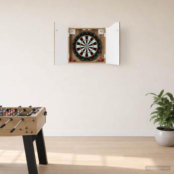 ARDEBO.de - Dartboard Schrank Artisan-Eiche 56 x 12 x 63 cm Holzwerkstoff