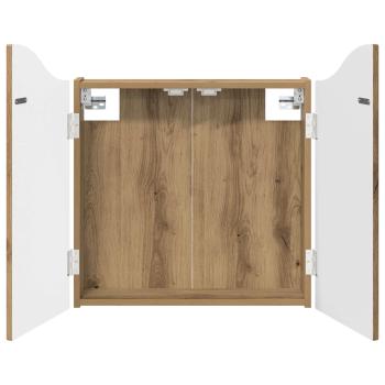 Dartboard Schrank Artisan-Eiche 56 x 12 x 63 cm Holzwerkstoff