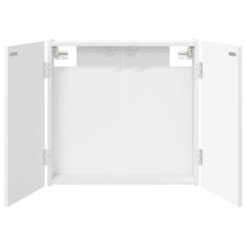 Dartboard Schrank Wei? 56 x 12 x 53,5 cm Holzwerkstoff