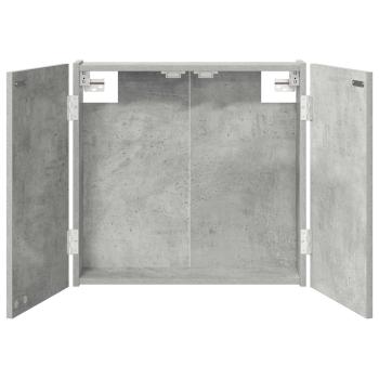 Dartboard Schrank Betongrau 56 x 12 x 53,5 cm Holzwerkstoff