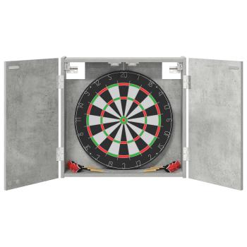 Dartboard Schrank Betongrau 56 x 12 x 53,5 cm Holzwerkstoff