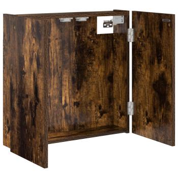 Dartboard Schrank Raucheiche 56 x 12 x 53,5 cm Holzwerkstoff
