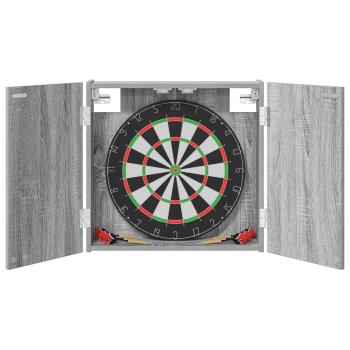 Dartboard Schrank Sonoma-Grau 56 x 12 x 53,5 cm Holzwerkstoff
