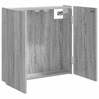 Dartboard Schrank Sonoma-Grau 56 x 12 x 53,5 cm Holzwerkstoff