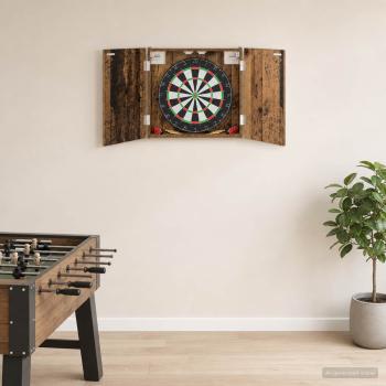 ARDEBO.de - Dartboard Schrank Altholz 56 x 12 x 53,5 cm Holzwerkstoff