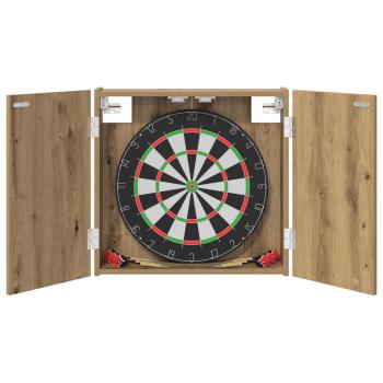 Dartboard Schrank Artisan-Eiche 56 x 12 x 53,5 cm Holzwerkstoff