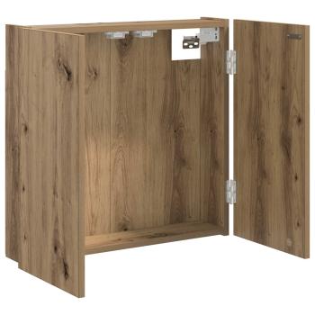 Dartboard Schrank Artisan-Eiche 56 x 12 x 53,5 cm Holzwerkstoff