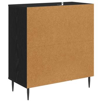 Sideboard OMMEN Schwarz Eichen-Optik 69 x 33 x 76 cm