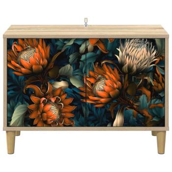TV-Schrank LOCHEM 69 x 33 x 50 cm Sonoma Holzwerkstoff