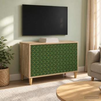 ARDEBO.de - TV-Schrank GELEEN 69 x 33 x 50 cm Sonoma Holzwerkstoff