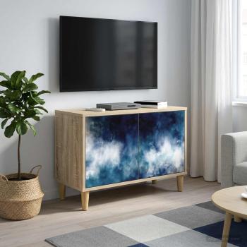 ARDEBO.de - TV-Schrank RAALTE 69 x 33 x 50 cm Sonoma Holzwerkstoff