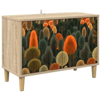TV-Schrank ZAANDAM 69 x 33 x 50 cm Sonoma Holzwerkstoff