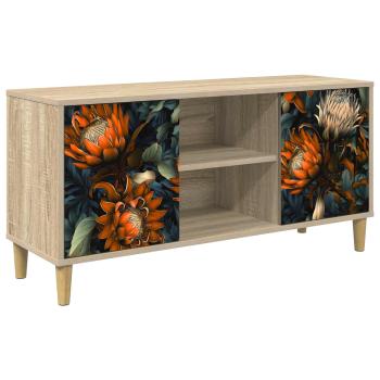 TV-Schrank LOCHEM 102 x 33 x 50 cm Sonoma Holzwerkstoff