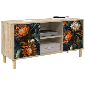TV-Schrank LOCHEM 102 x 33 x 50 cm Sonoma Holzwerkstoff