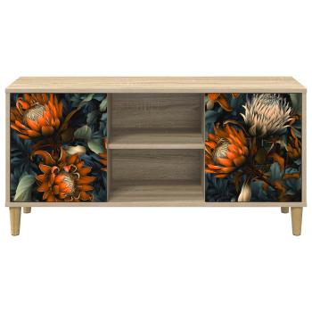 TV-Schrank LOCHEM 102 x 33 x 50 cm Sonoma Holzwerkstoff
