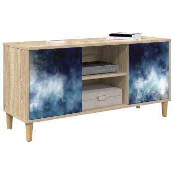 TV-Schrank RAALTE 102 x 33 x 50 cm Sonoma Holzwerkstoff