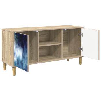 TV-Schrank RAALTE 102 x 33 x 50 cm Sonoma Holzwerkstoff