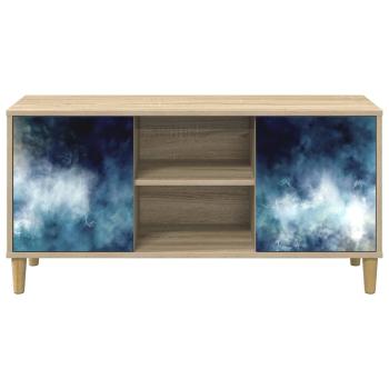 TV-Schrank RAALTE 102 x 33 x 50 cm Sonoma Holzwerkstoff