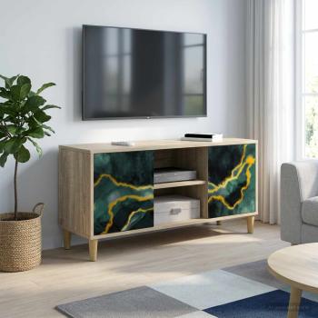 ARDEBO.de - TV-Schrank WIJHE 102 x 33 x 50 cm Sonoma Holzwerkstoff