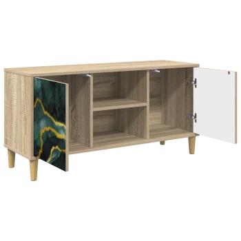 TV-Schrank WIJHE 102 x 33 x 50 cm Sonoma Holzwerkstoff