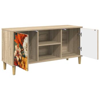TV-Schrank GENNEP 102 x 33 x 50 cm Sonoma Holzwerkstoff