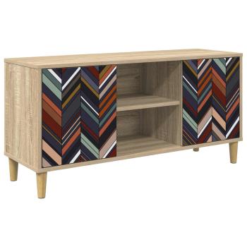 TV-Schrank OMMEN 102 x 33 x 50 cm Sonoma Holzwerkstoff