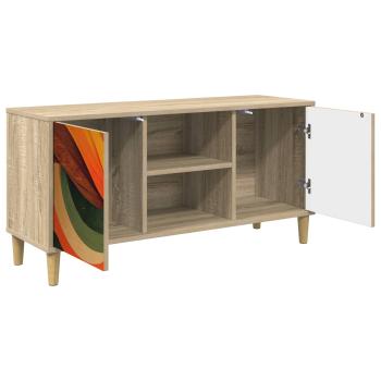 TV-Schrank BONN 102 x 33 x 50 cm Sonoma Holzwerkstoff