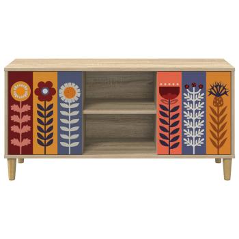 TV-Schrank ESSEN 102 x 33 x 50 cm Sonoma Holzwerkstoff