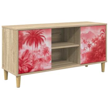 TV-Schrank AACHEN 102 x 33 x 50 cm Sonoma Holzwerkstoff
