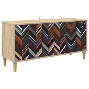 TV-Schrank OMMEN 102 x 33 x 50 cm Sonoma Holzwerkstoff