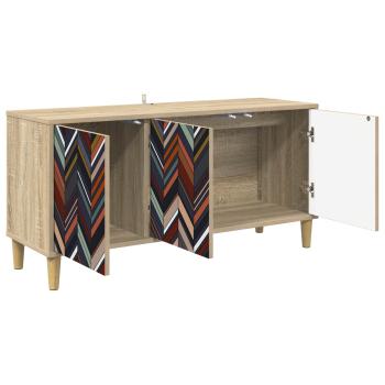 TV-Schrank OMMEN 102 x 33 x 50 cm Sonoma Holzwerkstoff