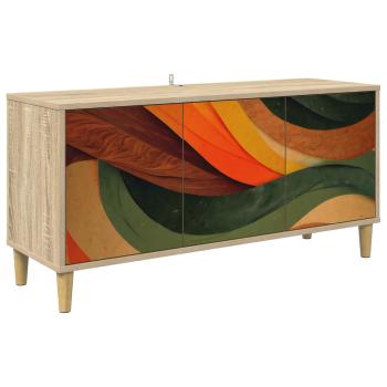 TV-Schrank BONN 102 x 33 x 50 cm Sonoma Holzwerkstoff