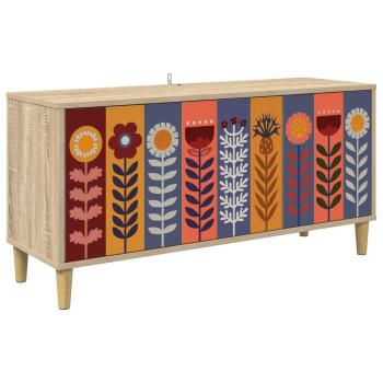 TV-Schrank ESSEN 102 x 33 x 50 cm Sonoma Holzwerkstoff