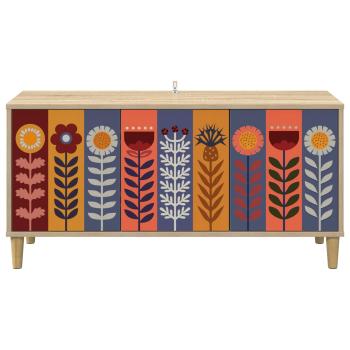 TV-Schrank ESSEN 102 x 33 x 50 cm Sonoma Holzwerkstoff