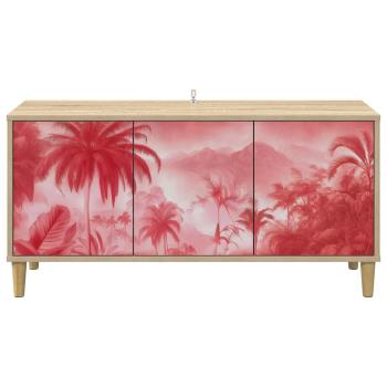 TV-Schrank AACHEN 102 x 33 x 50 cm Sonoma Holzwerkstoff