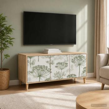 ARDEBO.de - TV-Schrank GOTHA 102 x 33 x 50 cm Sonoma Holzwerkstoff