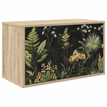 ARDEBO.de - Wandmontierter TV-Schrank RHENEN 69 x 33 x 40 cm Sonoma-Eiche