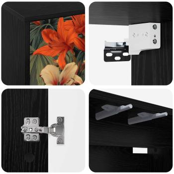 Wandmontierter TV-Schrank GENNEP 69 x 33 x 40 cm Holzwerkstoff