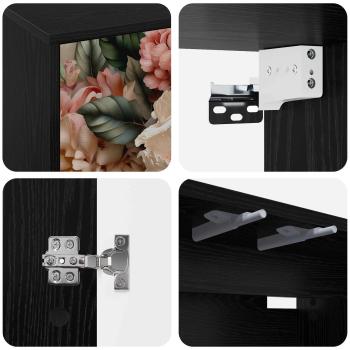 Wandmontierter TV-Schrank BORNE 69 x 33 x 40 cm Holzwerkstoff