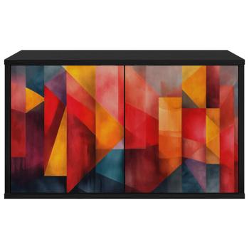 Wandmontierter TV-Schrank HEESCH 69 x 33 x 40 cm Holzwerkstoff