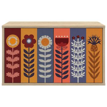 Wandmontierter TV-Schrank ESSEN 69 x 33 x 40 cm Sonoma-Eiche