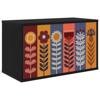 ARDEBO.de - Wandmontierter TV-Schrank ESSEN 69 x 33 x 40 cm Holzwerkstoff